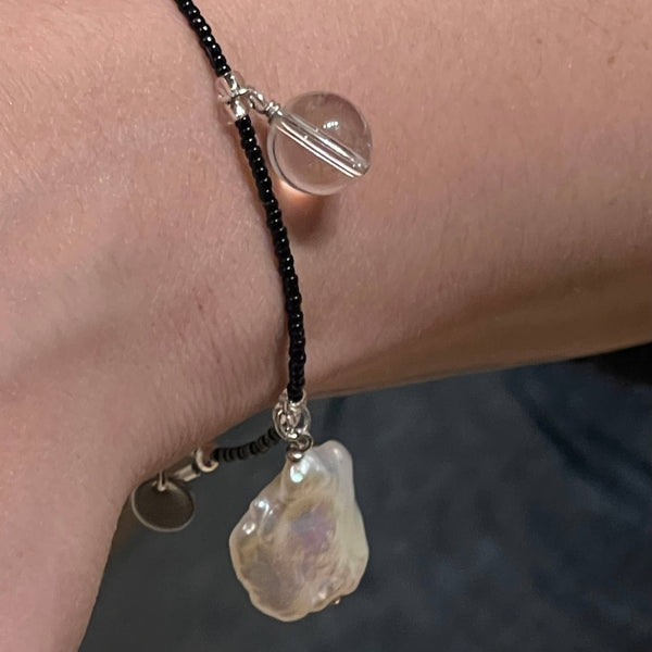 gem charm bracelet