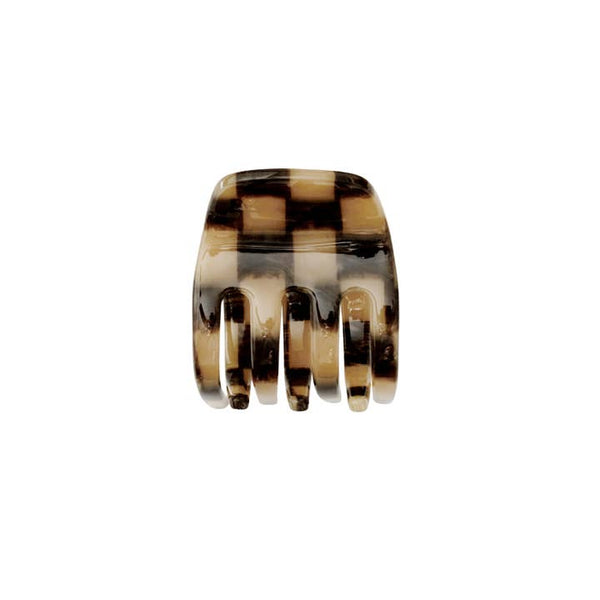 the small hair claw - faded checker