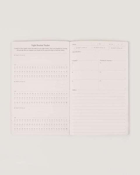 night routine journal