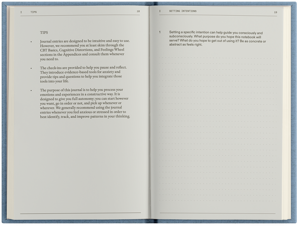 the anti-anxiety notebook