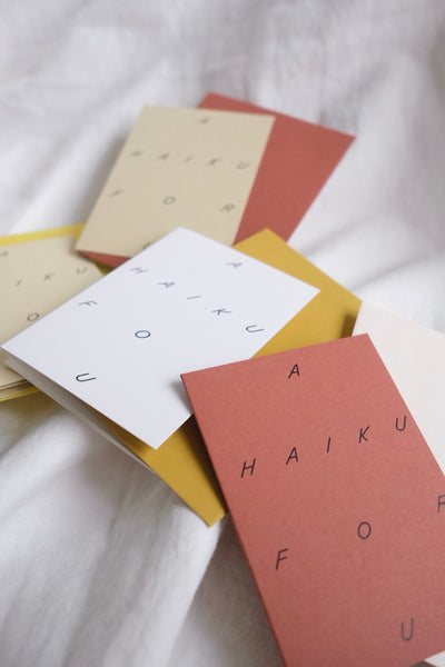 haiku card