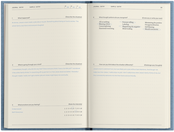 the anti-anxiety notebook