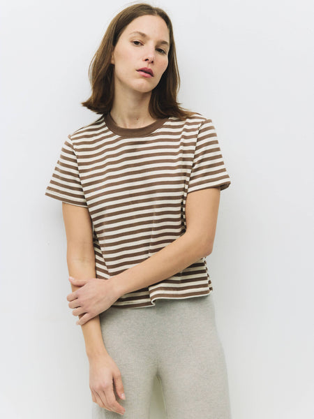 The Cooper Top: Brown/White
