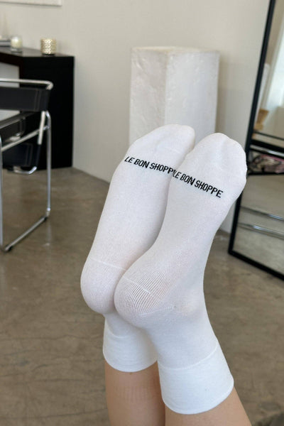 Sneaker Socks: Classic White