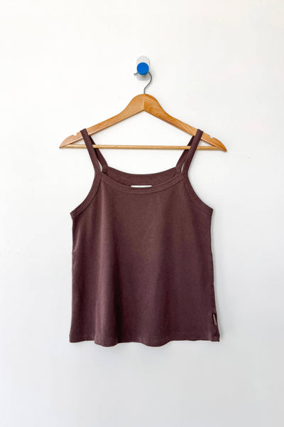 Dana Cami Organic Cotton: Coffee