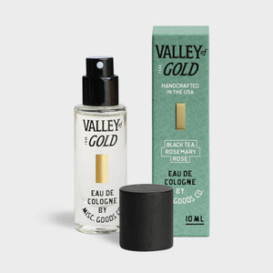 Valley of Gold Eau de Cologne – Wildflowers, Rose & Rosemary | Travel Size, 10ml