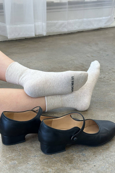 Sneaker Socks: Oatmeal