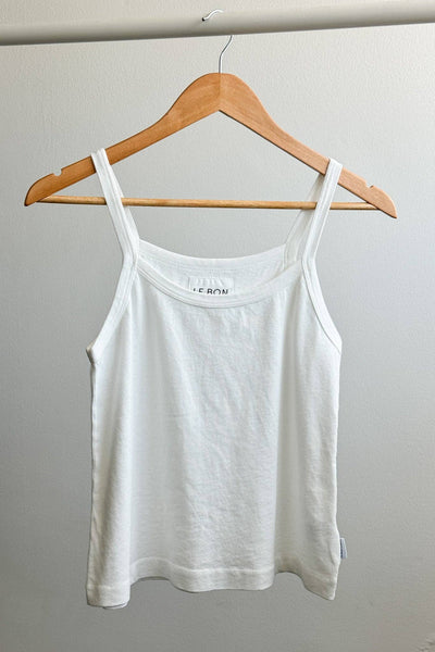 Dana Cami Organic Cotton: Vintage White
