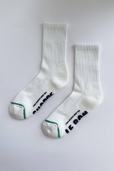 Hugger Socks: White