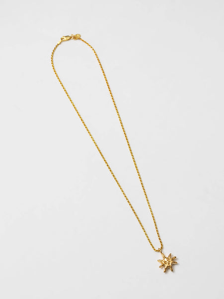 solar necklace - gold