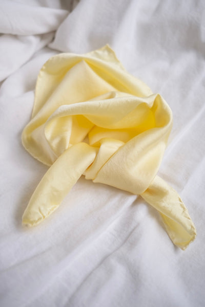 butter charmeuse scarf