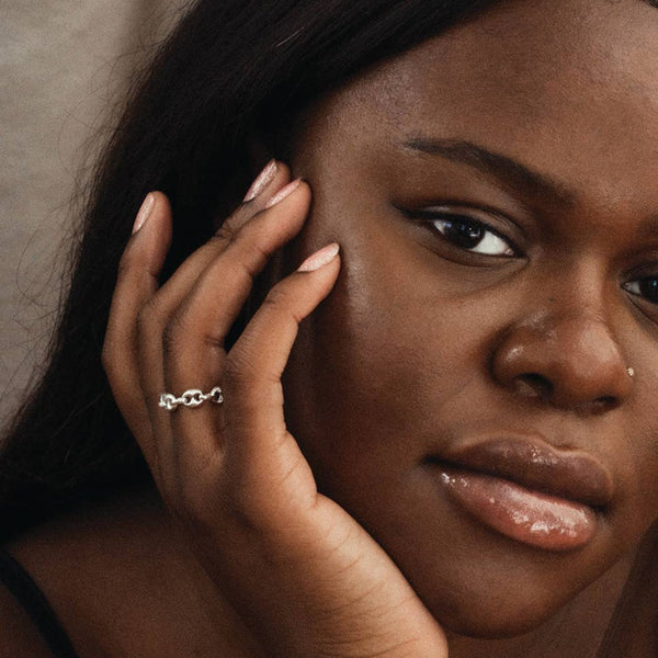 Brizo Chain Ring: Sterling Silver