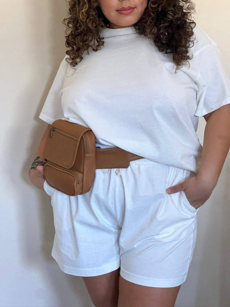 Nina Vintage Cotton Short: Alabaster