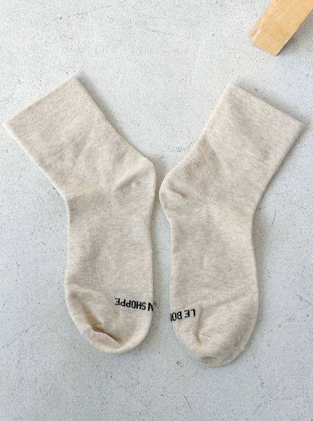 Sneaker Socks: Oatmeal