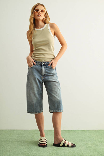 Tank Top: Ecru