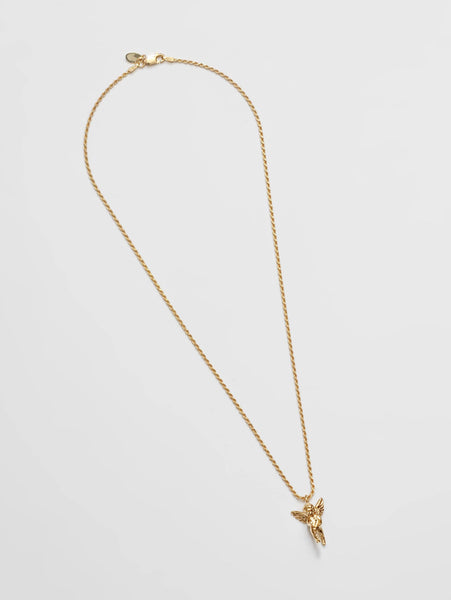 cherub necklace - gold