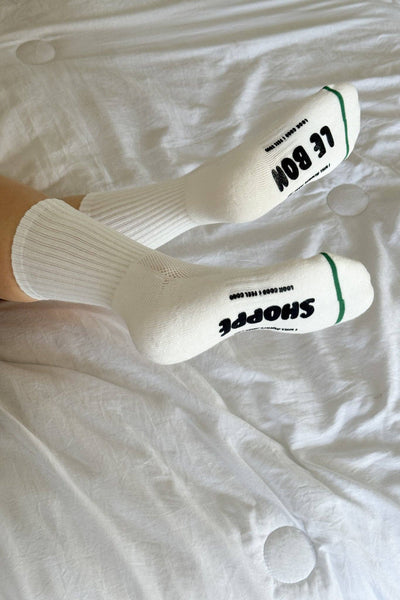 Hugger Socks: White