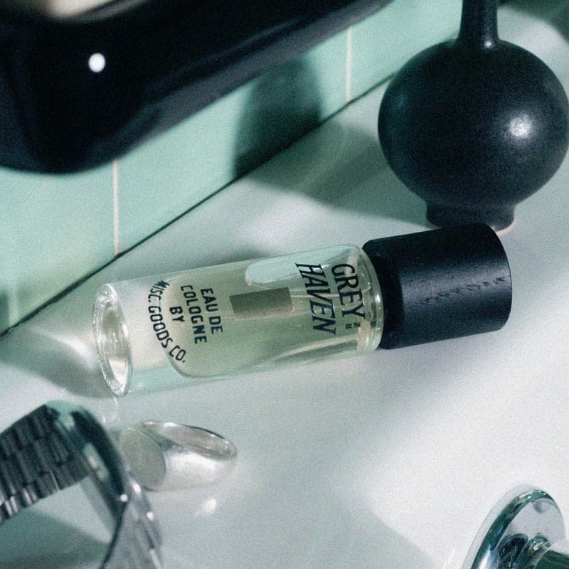 Greyhaven Eau de Cologne – Ocean Air, Pine & Moss | Travel Size, 10ml