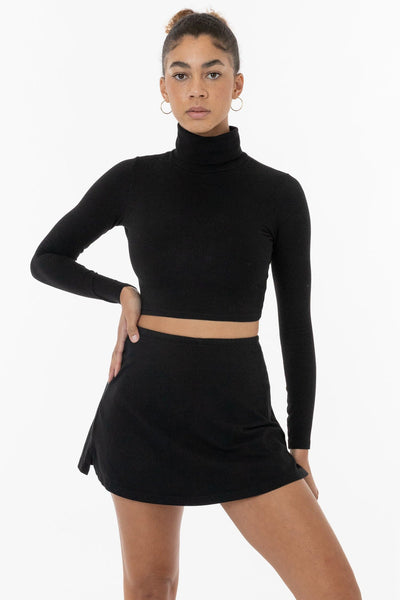 Garment Dye Skort - Black