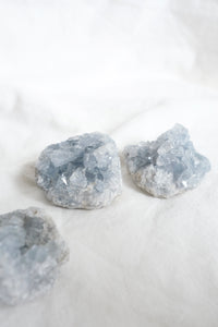 blue calcite cluster