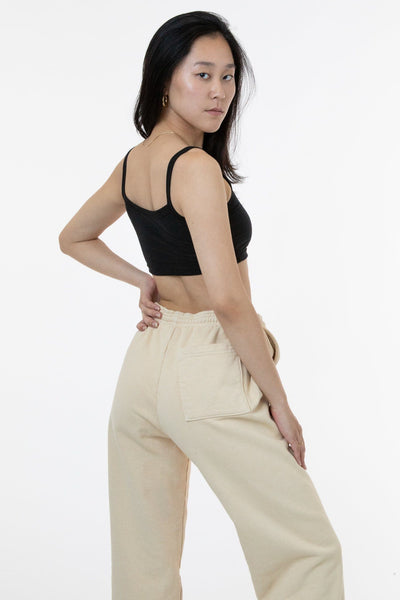Cropped Spaghetti Tank Top - Black