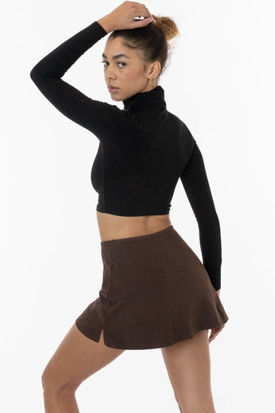 Garment Dye Skort - Chocolate