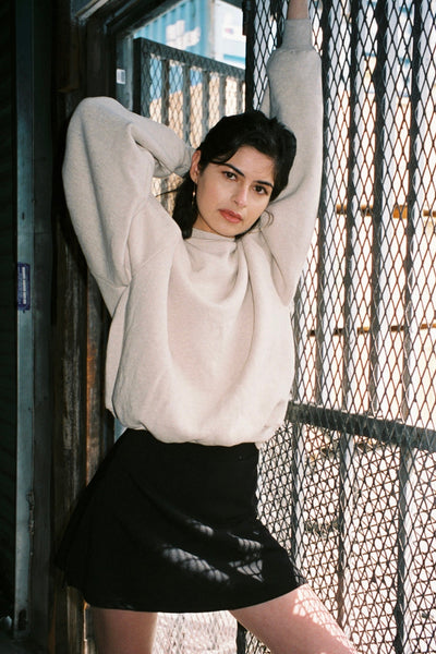 Garment Dye Skort - Black