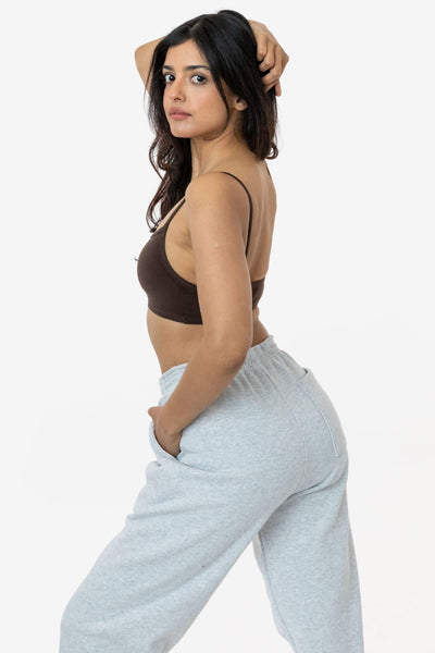 Garment Dye Basic Bralette - Chocolate