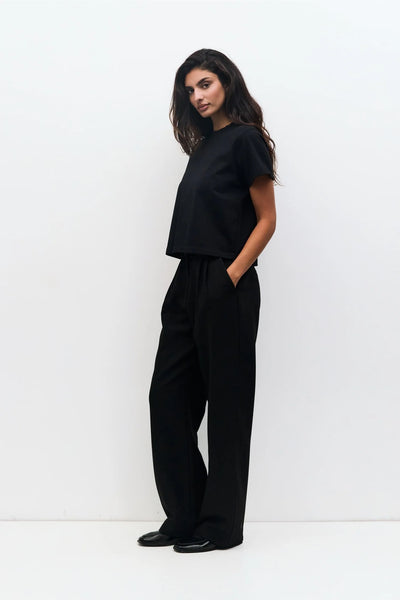 Heavyweight Cotton T-Shirt: BLACK
