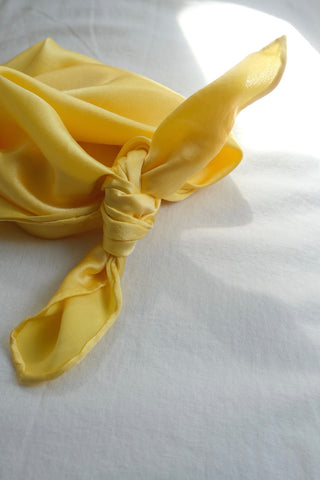 sunflower charmeuse scarves