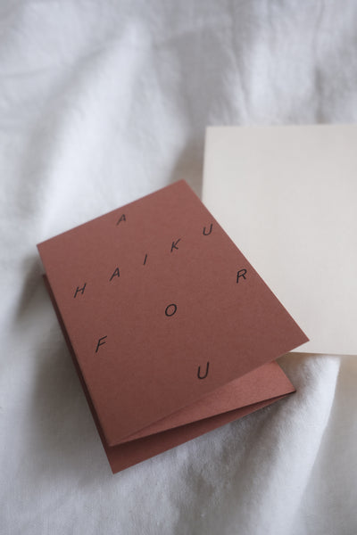 haiku card