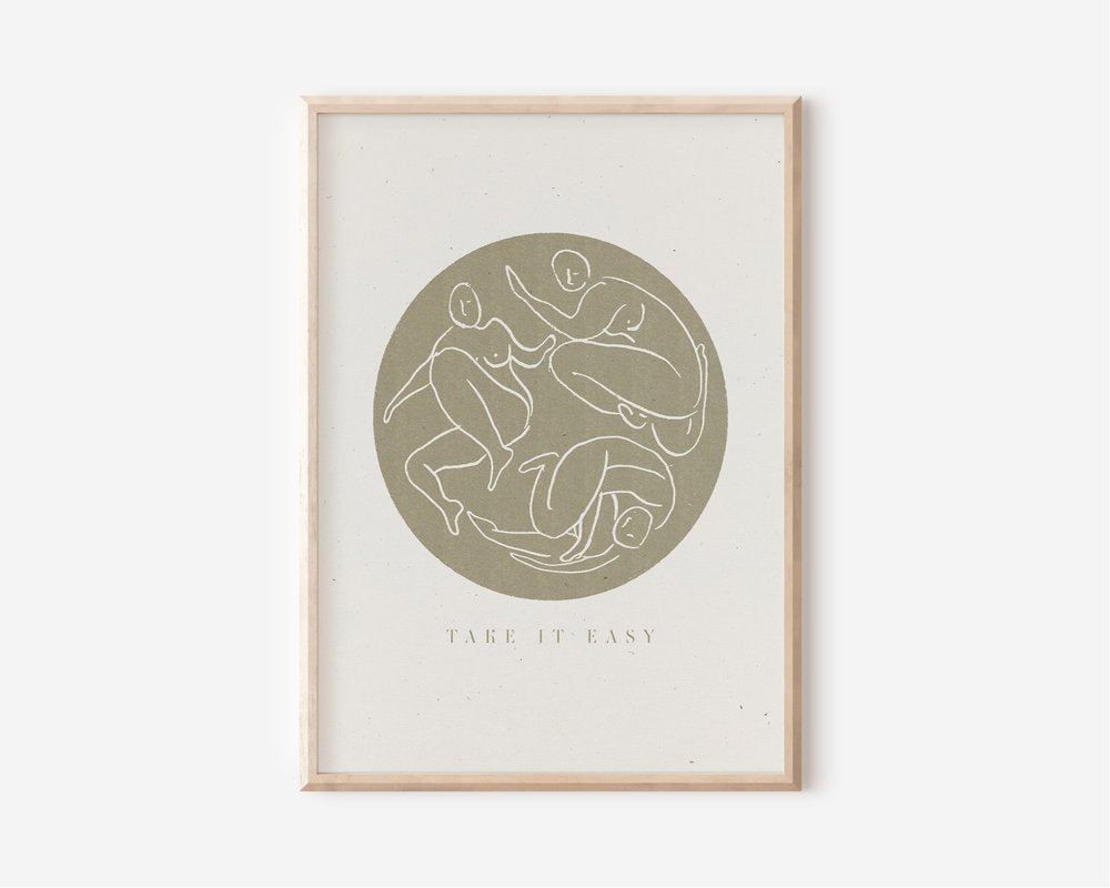 take it easy print