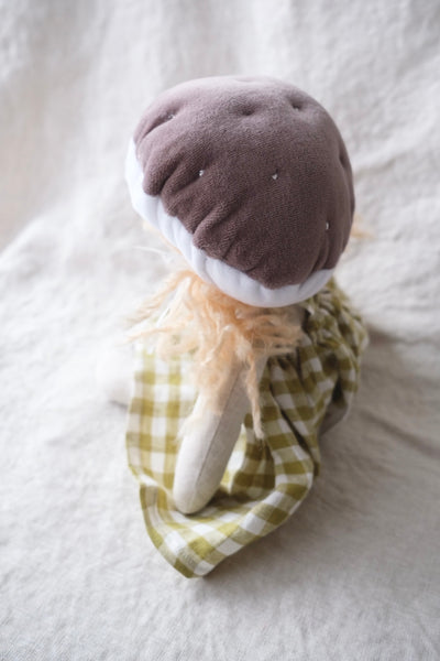 mushroom waldorf doll