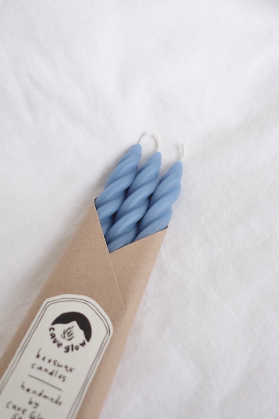 french blue beeswax spiral set